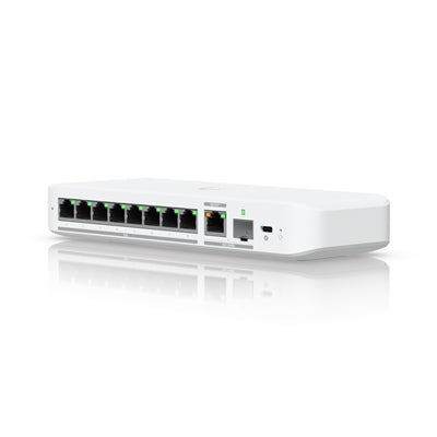 Ubiquiti USW-FLEX-2.5G-8 Compact 8-Port 2.5GbE Managed Switch Ubiquiti USW-FLEX-2.5G-8 Compact 8-Port 2.5GbE Managed Switch